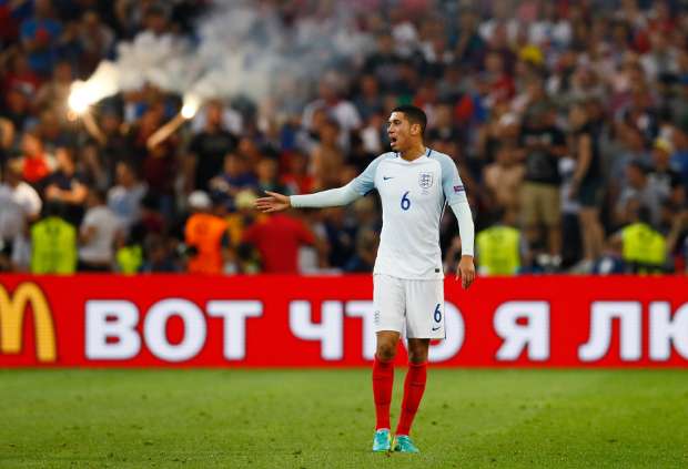 Ex-Maidstone defender Chris Smalling is now an England international