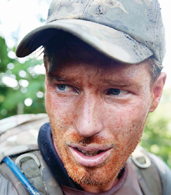 Marc Weatherstone during his tough SAS ordeal