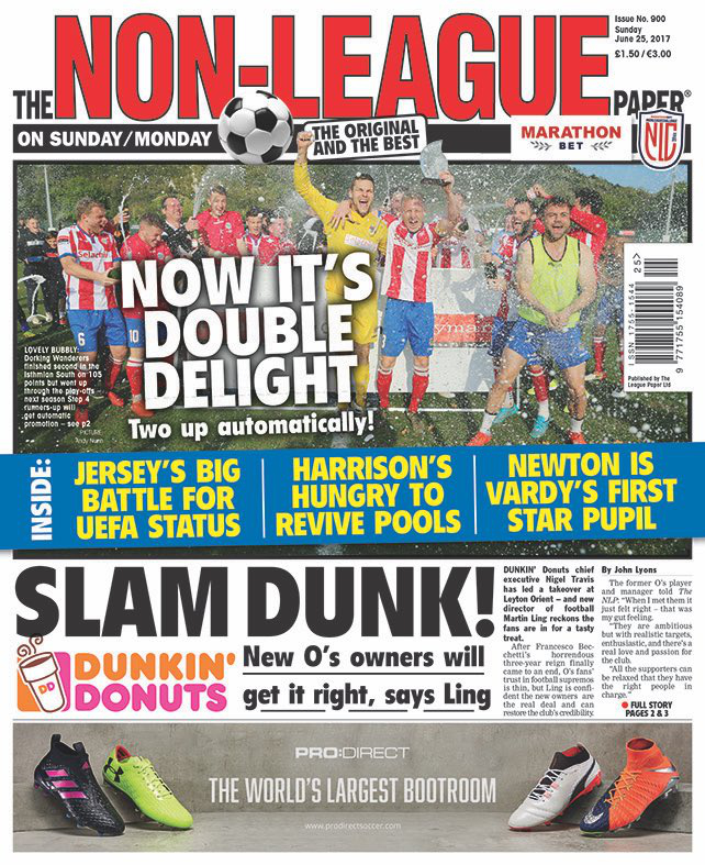 In The NonLeague Paper, June 25 The NonLeague Football Paper