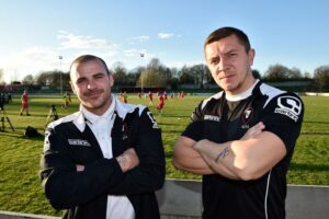 chester fc Anthony Johnson, Bernard Morley, Johnson, Morley, National League, National League North, NLP, Non-League, Nuneaton, Nuneaton Town, Salford, Salford City, SCFC