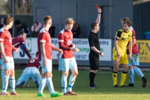 owen-howe-sees-red-taunton-vs-tiverton