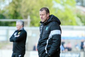 salisbury-manager-steve-claridge-looks-on
