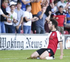 max-kretzschmar-celebrates-winner-woking-v-billericay