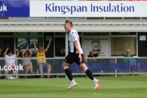 harry-white-celebrates-hereford-fc-v-blyth-spartans