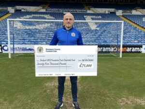 coronavirus stockport county NHS donation