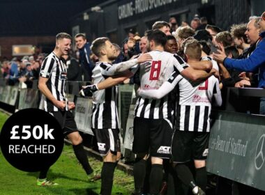 stafford rangers 50 k reached