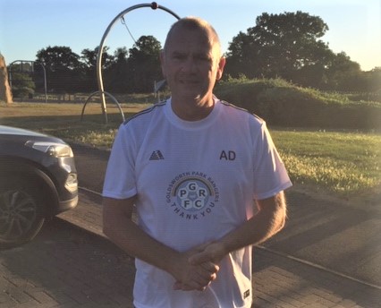 Alan Dowson woking after the run