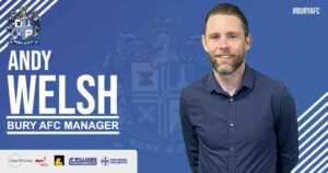 bury afc andy welsh