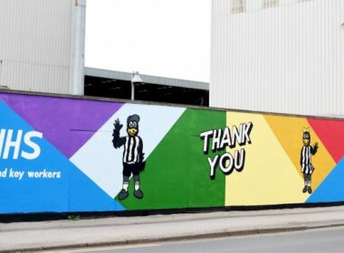 notts county nhs mural