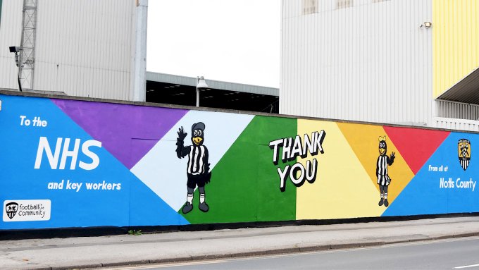 notts county nhs mural