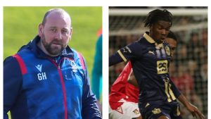 Andrew Buah signed for Port Vale after impressing in a trial game at Keele University back in 2021