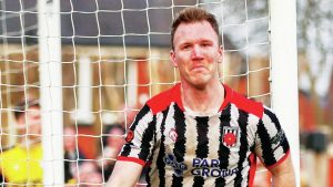 SMILES AHEAD: Mark Ellis celebrates the Chorley winner PICTURE: David Airey