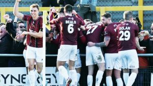 A Glen Taylor double was enough to send Spennymoor Town into the FA Trophy semi-finals