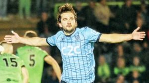 RESCUE JOB: Jack Bridge celebrates