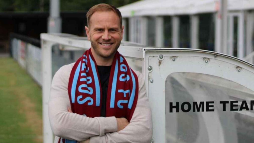 ALL SMILES: Ian Watson is unveiled at South Shields and, inset, with Mike Williamson PICTURE: South Shields FC