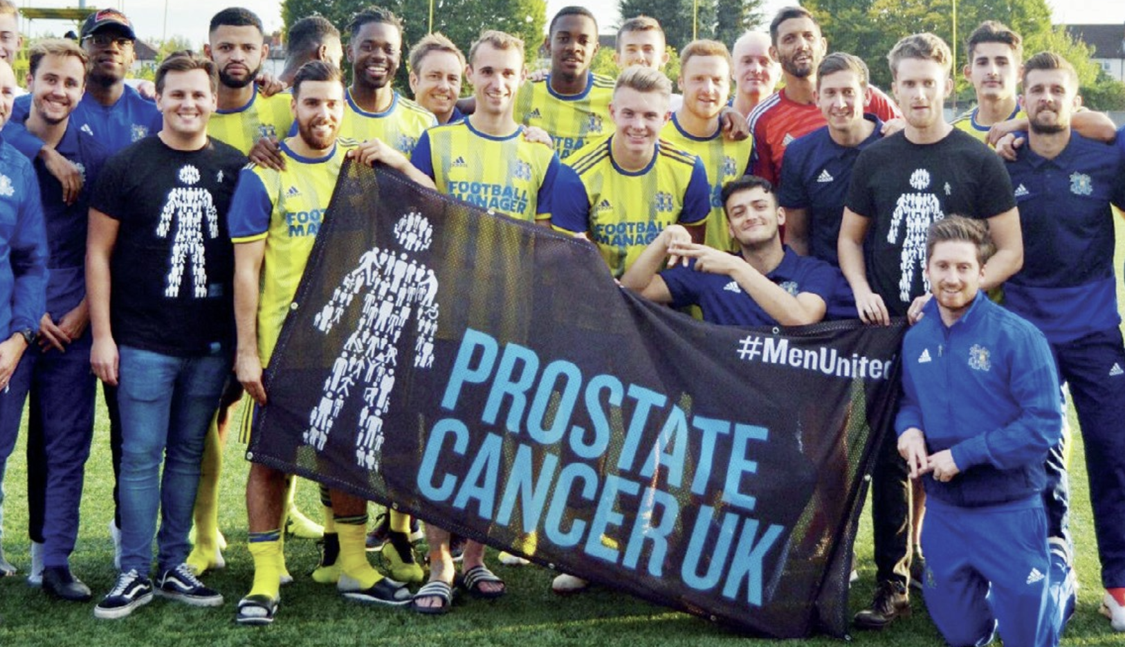 SUPPORT: Non-League can play an important role in spreading the message PICTURE: Prostate Cancer UK