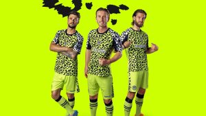 Forest Green Rovers unveiled the first ever fully certified vegan kit PICTURE: Forest Green Rovers