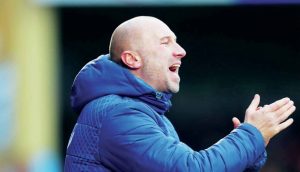 PUSHING ON: Halesowen Town boss Russ Penn is looking to go one better than last season’s playoff finish PICTURE: Garry Griffiths 
