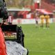 TV cameras arrive at Barlows Park as Tadley Calleva host Weymouth in this Saturday’s FA Cup First Qualifying Round tie PICTURE: Alamy