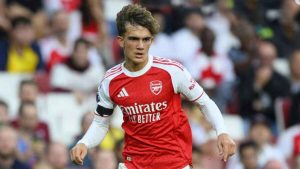 TOP TALENT: Max Dowman makes his Premier League debut for Arsenal aged just 15 PICTURE: Alamy