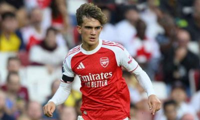 TOP TALENT: Max Dowman makes his Premier League debut for Arsenal aged just 15 PICTURE: Alamy