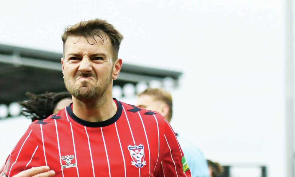 BIT BETWEEN HIS TEETH: Ollie Pearce will be looking to fire York City to title glory burying the ghost of last season’s heartbreaking near miss PICTURE: Tom Poole