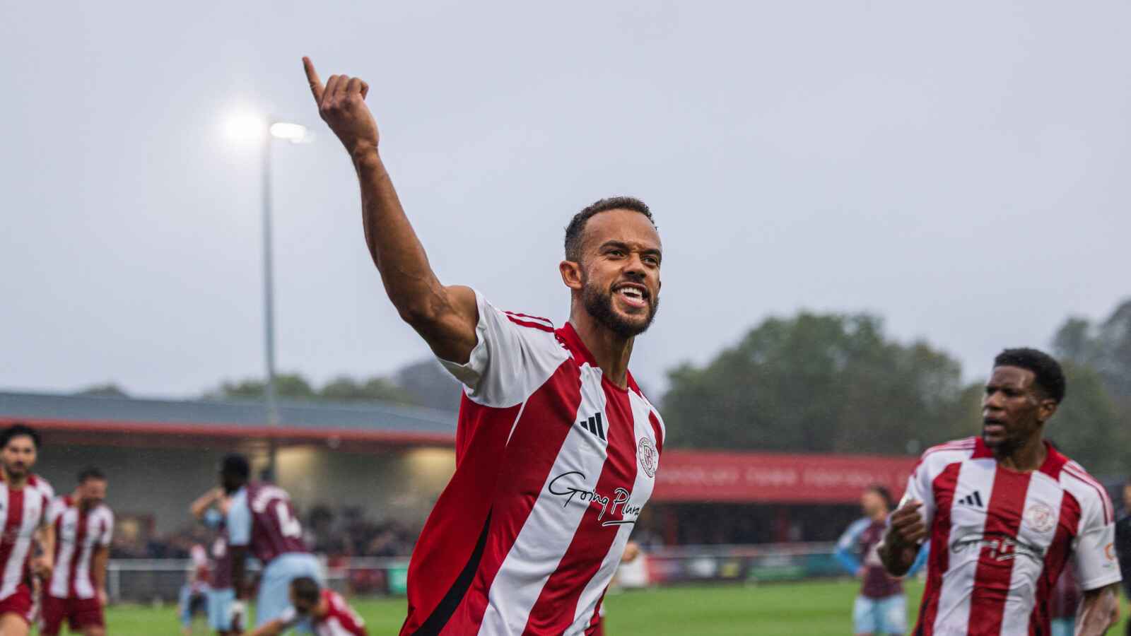 Danny Waldron struck a late equaliser for Brackley Town in Saturday’s evening clash with Scunthorpe United PICTURE: Alamy