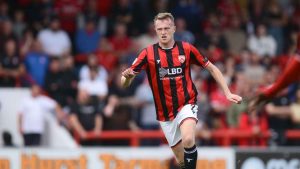 Luke Hendrie helped Morecambe to an emotional season-opening victory against Altrincham PICTURE: Alamy