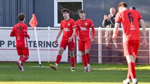 Anstey Nomads cruised to the second round of the FA trophy with a 4-0 victory over Stratford Town