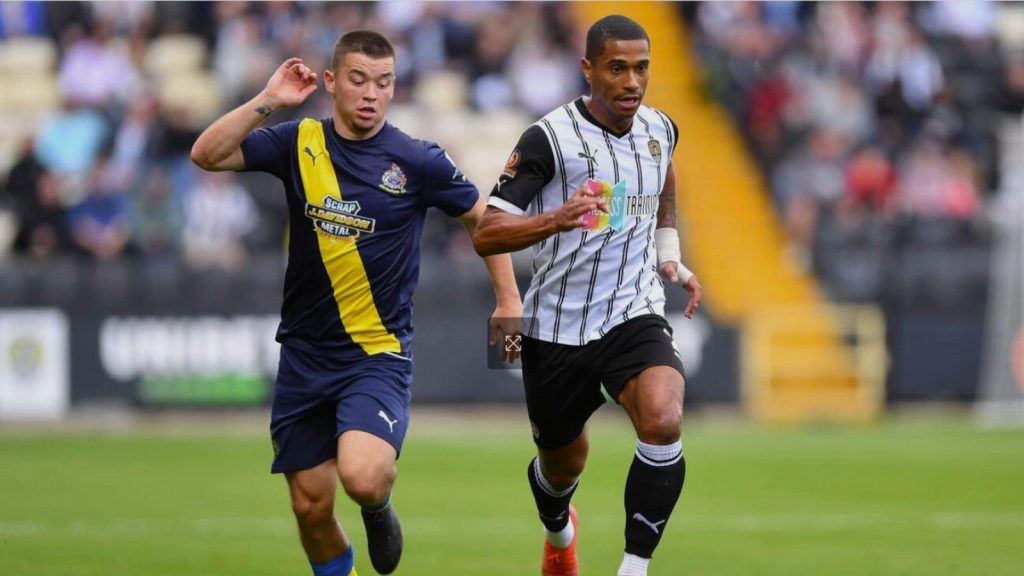 Chris Conn-Clarke in action for Altrincham