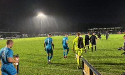 Volunteers ensured Newcastle Blue Star’s Friday night fixture against Horden Community Welfare went ahead despite Storm Amy’s heavy rain and strong winds