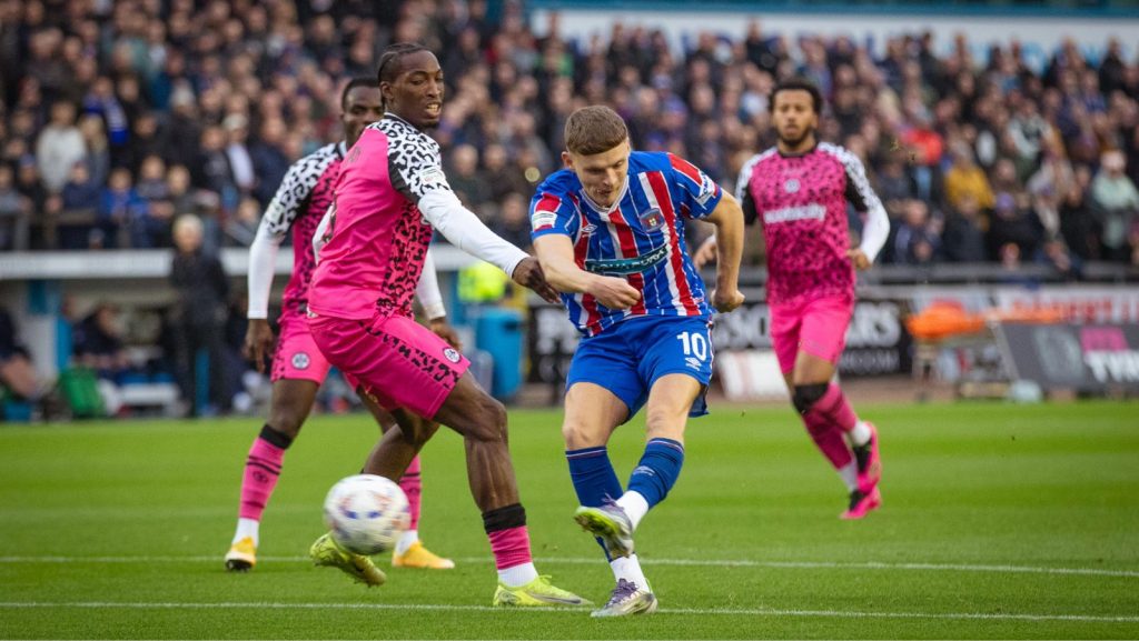 Regan Linney netted a brace in Carlisle United’s 4-2 win over Forest Green Rovers
