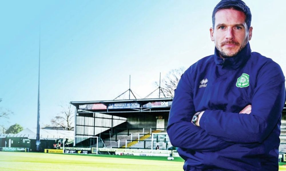 Billy Rowley has set his sights on leading Yeovil Town back to the Football League