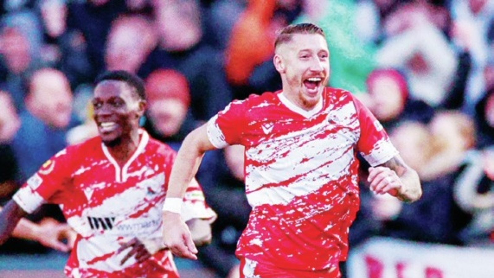 ON BOARD: Lee Martin celebrates as a Ramsgate player