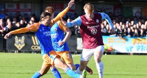 South Shields fell to a 3-1 defeat in their FA Cup first round tie with League Two club Shrewsbury Town