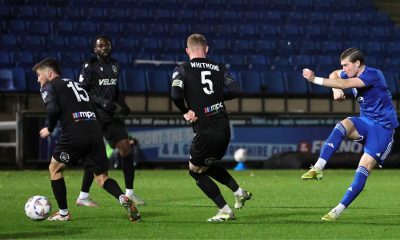 FC Halifax Town striker Will Harris bagged a hat-trick in a 3-0 win over Solihull Moors last weekend