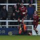 OPENER: Yeovil Town’s Aaron Jarvis celebrates his goal