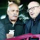 Boss John Coleman, right, with his chairman at Aldershot Town, Shahid Azeem