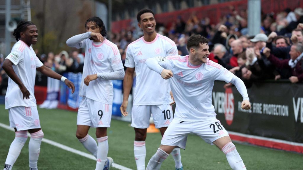 Macclesfield will face FA Cup holders Crystal Palace after their second-round victory over Slough Town.