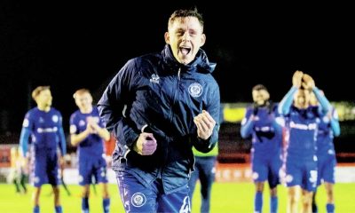 Ian Henderson played his 500th match for Rochdale against Solihull Moors last week