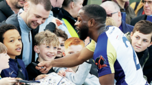 Young Havant & Waterlooville fans enjoy a game on Non-League Day