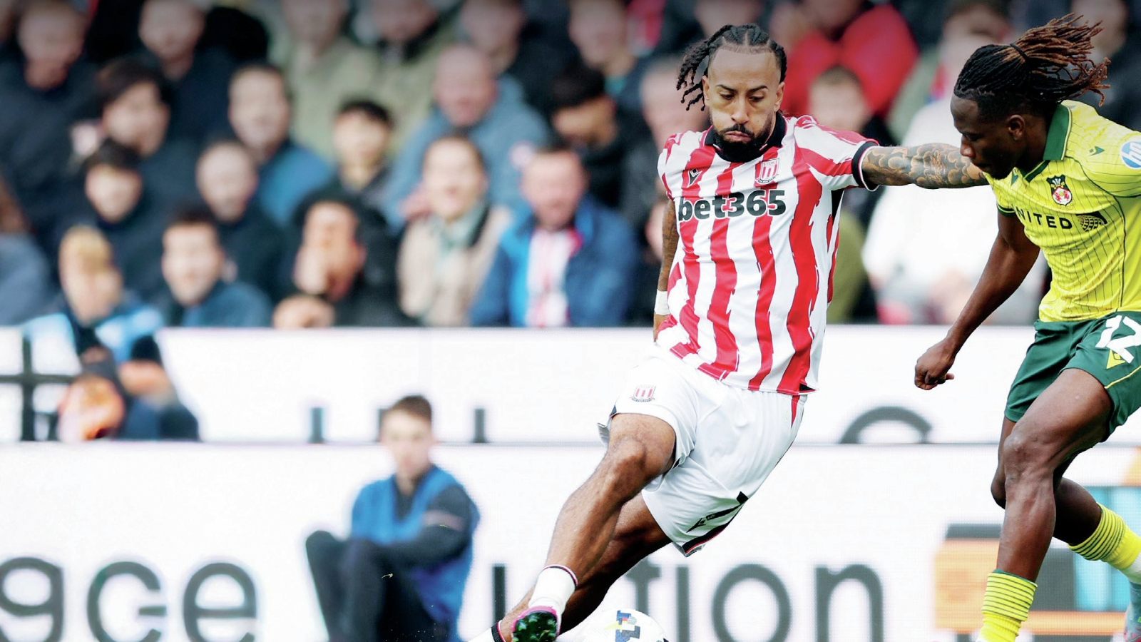 Sorba Thomas in action for Stoke City