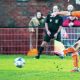 Bilston Town’s Jordan Crump fires home the winning goal