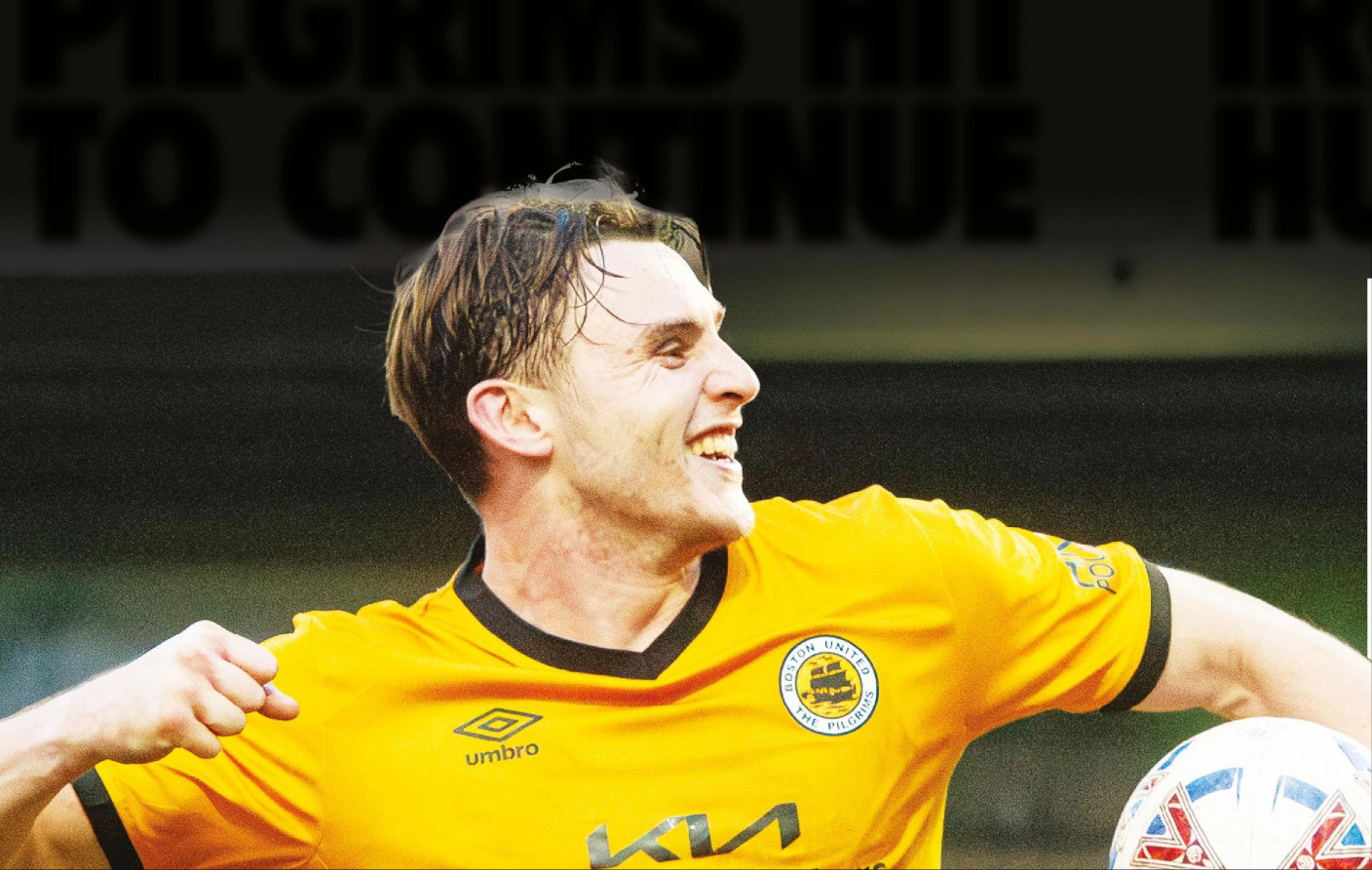 Tom Cursons (Boston 18) celebrates at whistle