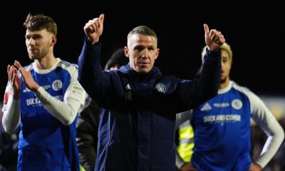 Macclesfield manager John Rooney after the defeat