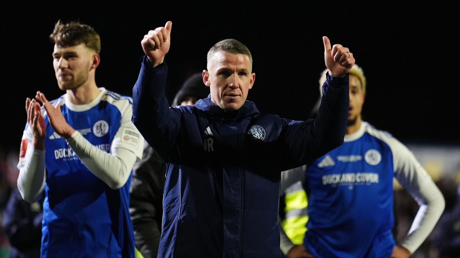 Macclesfield manager John Rooney after the defeat