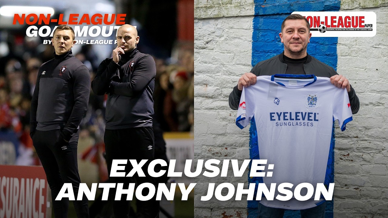 On this week’s edition of the Non-League Goalmouth, Editor at Large Matt Badcock and Executive Editor Jon Couch are joined by the newly appointed Bury manager, Anthony Johnson!