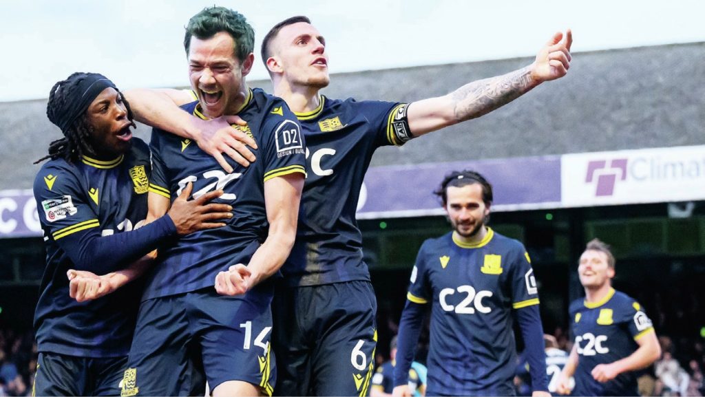 Tom Hopper enjoys scoring Southend’s fifth and final goal