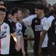 Liam Dulson is mobbed by team-mates after doubling Maidenhead United’s lead