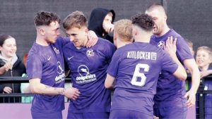 Matt Bainbridge celebrates